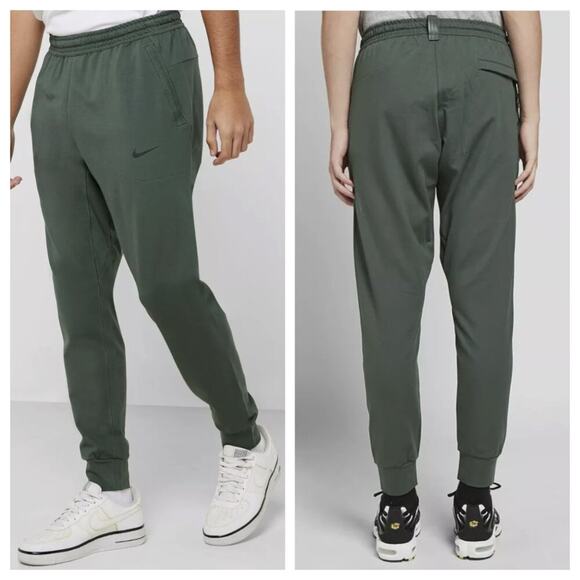 Nike Men's Tech Pack Knit Joggers Galactic Jade Green Size L - Picture 1 of 11